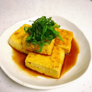 豆腐ステーキ✨ヘルシー大葉のせ
